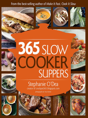 cover image of 365 Slow Cooker Suppers